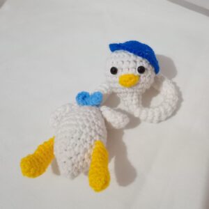 Patito para cartera a crochet