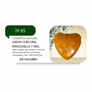 Jabón de Cúrcuma, Manzanilla y Miel