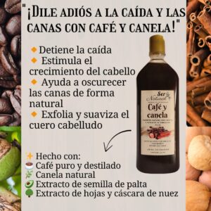 Shampoo de café y canela 500ml